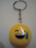 Chaveiro Emoji - Sorriso Apreensivo